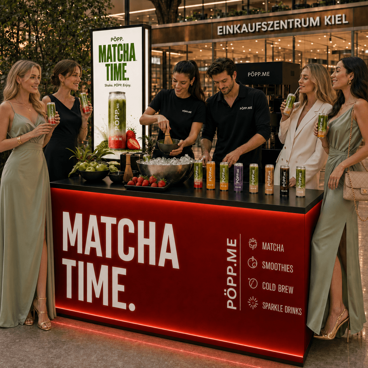 PÖPP Matcha Latte für Events